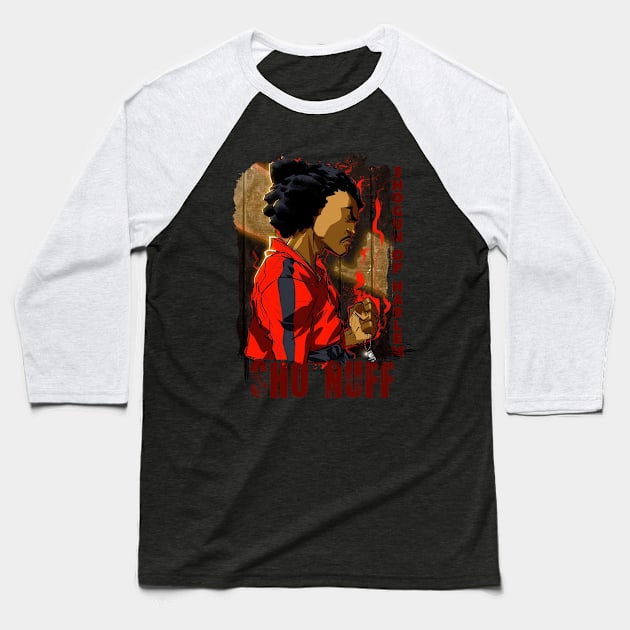 Sho Nuff - Shogun Of Harlem Baseball T-Shirt by KyleCreated